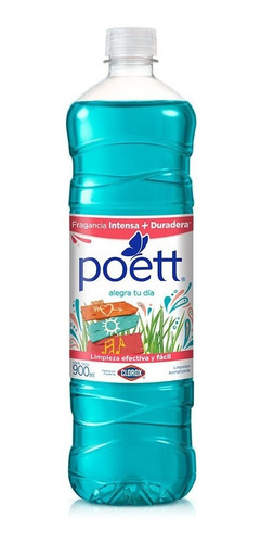 Limpiapisos Poett Alegra Tu Día 900 Ml Suavidad De Algodon