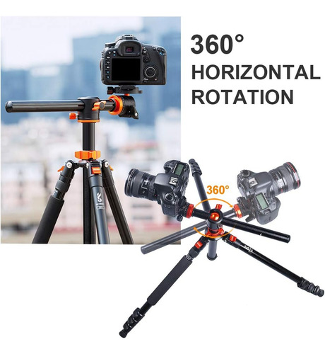 Tripode Profesional De Aluminio Para Camara Universal | K&f