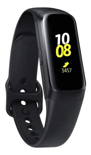 Samsung Galaxy Fit 0.95" caixa de  plástico  black, pulseira  black e o arco  black SM-R370