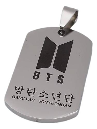 Collar Bts Bangtan Sonyeondan Acero Quirúrgico Joyas Mónaco