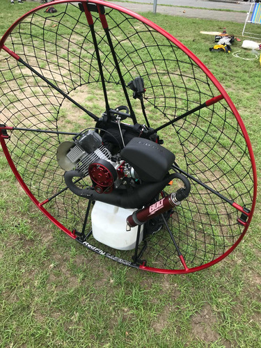 Paramotor Bolt 210 Red Fly Red Carbon 1 Hora De Uso