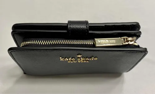 Cartera Kate Spade New York Original Mujer Piel Negra W128
