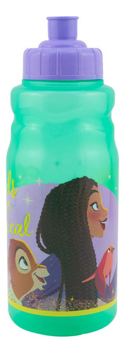 Botella Escolar De Plástico Para Agua Disney Wish 532 Ml