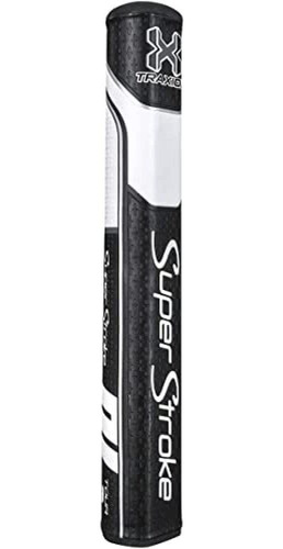 Grip Golf Putter Superstroke Traxion Tour 1.0 Blanco Negro