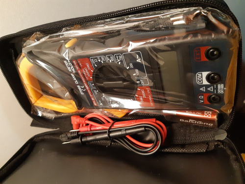 Imagen 7 de 7 de Tester Multimetro Pinzas Digital Lcd 9v+estuche