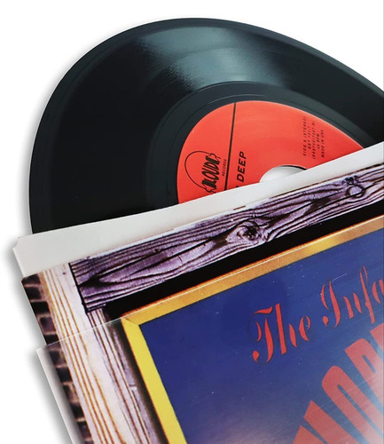 Imagen 5 de 8 de 100 Fundas De Plástico Grueso Para Portadas De Disco Lp 7