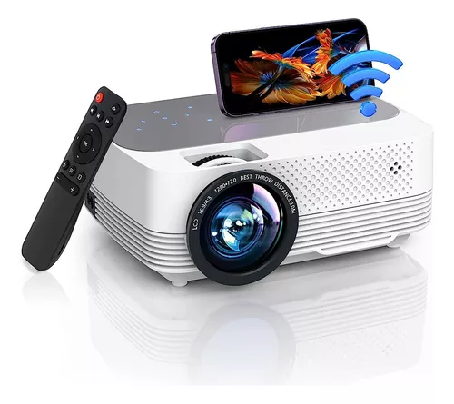 Mini Proyector Wifi Para iPhone, 1080p Full Hd Compatible Co