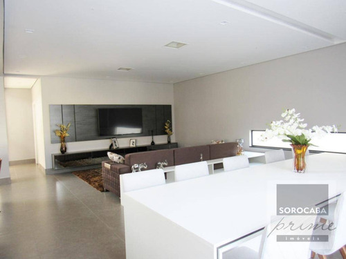 Imagem 5 de 30 de Espetacular Sobrado Com 4 Suítes À Venda, 368 M² Por R$ 2.100.000 - Alphaville Nova Esplanada Iii - Votorantim/sp, Próximo Ao Shopping Iguatemi. - So0154