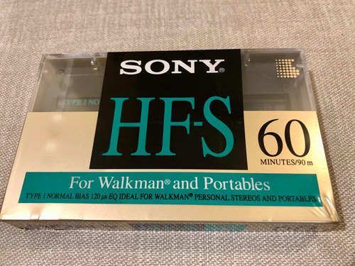 Cassette Sony Hf-s 60 Minutos Cinta Normal Tipo I, Sellado