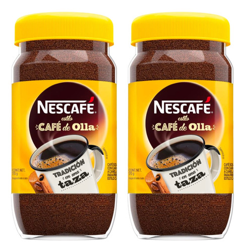 2 Pack Café De Olla Nescafe 170 Grs