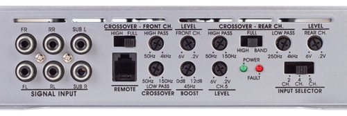 Amplificador Soundstream Rs5.4500d Full Range De 5 Canales Color Blanco