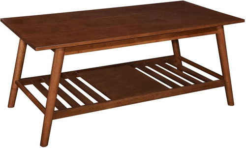 Mesa De Centro Melissa Mid Century De Nogal