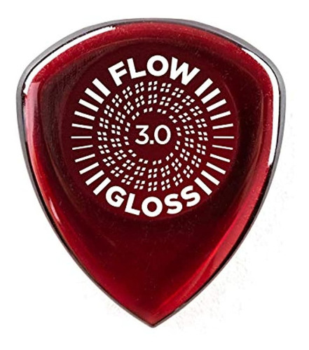 Paquete De 3 Púas Para Guitarra Jim Dunlop Flow Gloss De 3,0