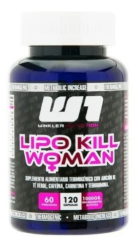 Suplemento en cápsula Winkler Nutrition  Lipo Kill Woman