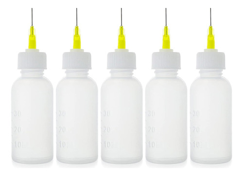 Botellas Para Apretar Con Pegamento Con Aguja, 30 Cc, Paquet