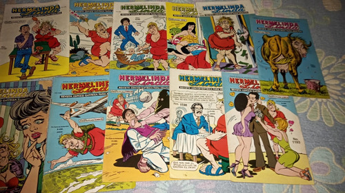 Lote De 11 Comic Hermelinda Linda Editormex Años 80´s (c