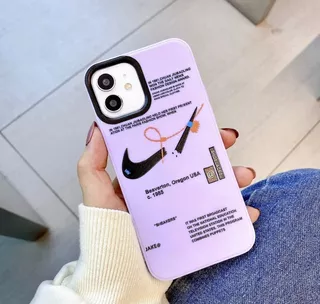 Funda Off-white For Nike Para iPhone 14, 13, 12 11 Pro Max