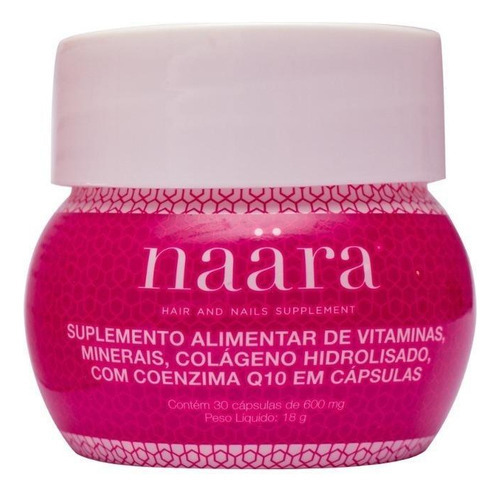 Naara Cabelo E Unhas 30 Caps Jeunesse