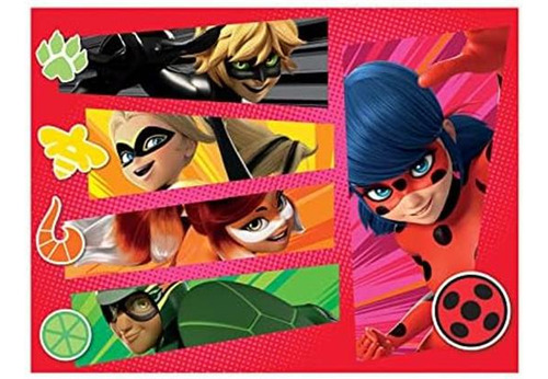 Miraculous Ladybug - Rompecabezas 3 En 1 Para Niños. Con Lad