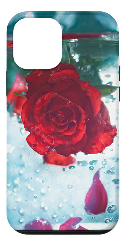 Funda Para iPhone 12 Mini Rosa Con Diseo De Flores En Agua C