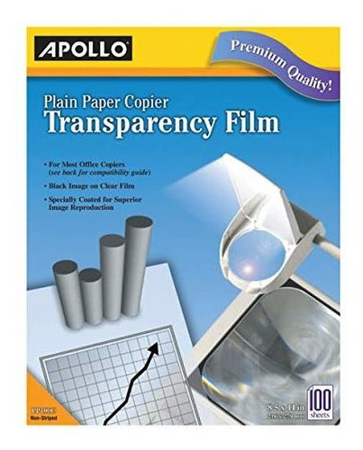 Apolo Película De Transparencias Para La Copiadora De Papel 