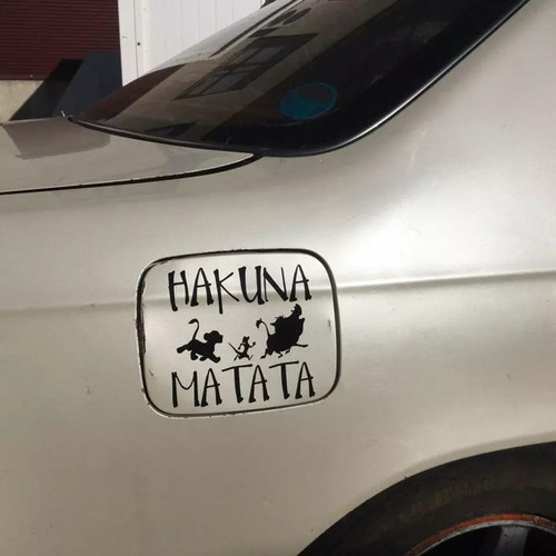 Stiker Pegatina Para Vehiculo Hakuna Matata Una Forma De Ser