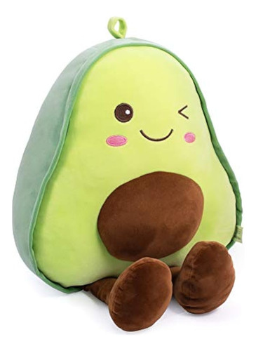 Juguete De Peluche Suave De Fruta De Aguacate Relleno De 16,