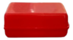 Jabonera Plastico C/tapa Colores Viaje Club Souvenir