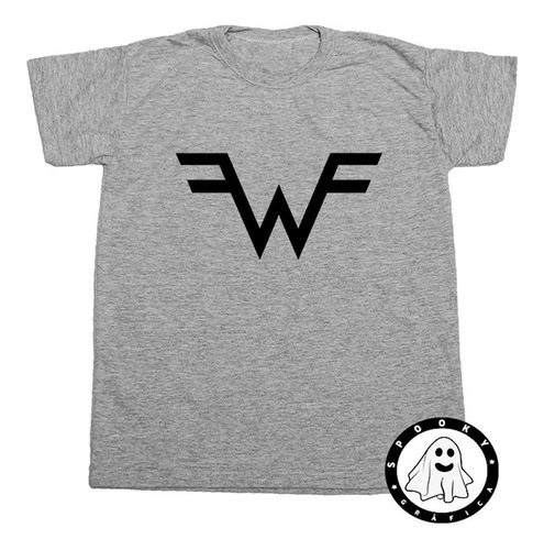 Remera Weezer Logo Unisex Algodón Rock Pop Alternativo