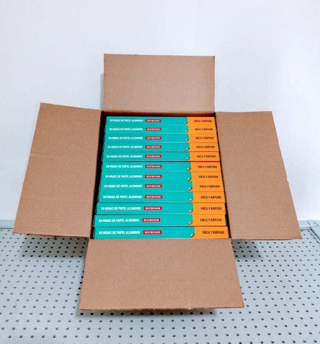 50 Hojas De Papel Aluminio (caja De 24 Piezas)