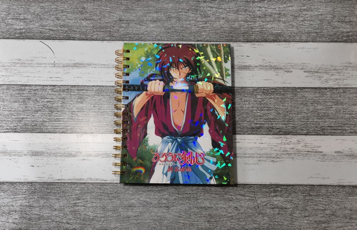 Samurai X Cuaderno Holográfico Rurouni Kenshin Anime