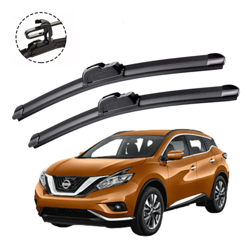 2 Plumas Limpiaparabrisas Reluvsa Nissan Murano 2010