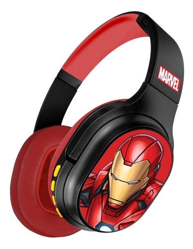 Audífonos Con Control Y Micrófono Xtech | Edición Iron Man Color Negro