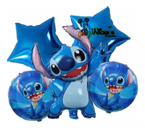 Pack de 5 globos Stich