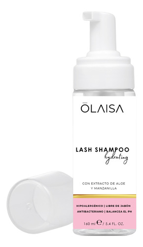 Lash Shampoo Profesional Olaisa Para Pestañas Y Cejas 160ml
