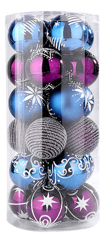 Alimitopia 24 Bolas De Navidad, 2.4in, Inastillables, Varios