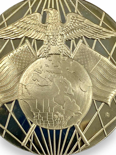 Medalla George Washington Billete $1 Emitida American Mint (Usado)