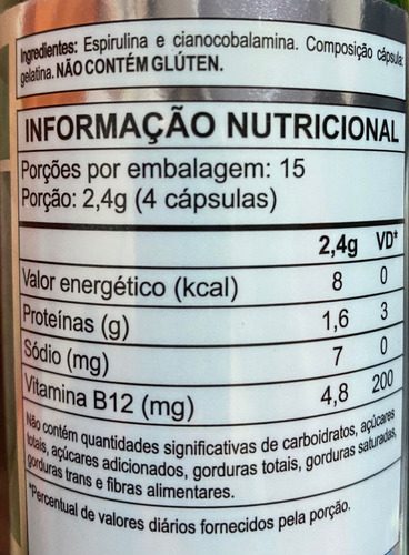 Spirulina Espirulina Adelgazante Natural 500mg