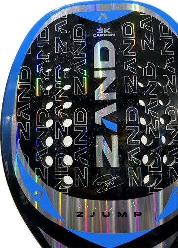 Raquete De Beach Tennis Zand Z Jump 2024 Dani Mola Carbon 3k Cor Peso 316gr - 25.5cm