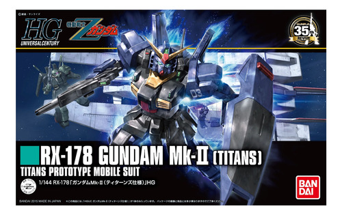 Bandai Maqueta 1/144 Hg Gundam Mk-ii Titans Zeta Gundam