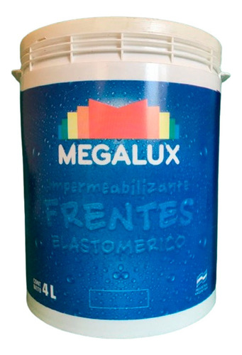  Impermeabilizante Ftes 4 L  V/colores Megalux Envio Gratis