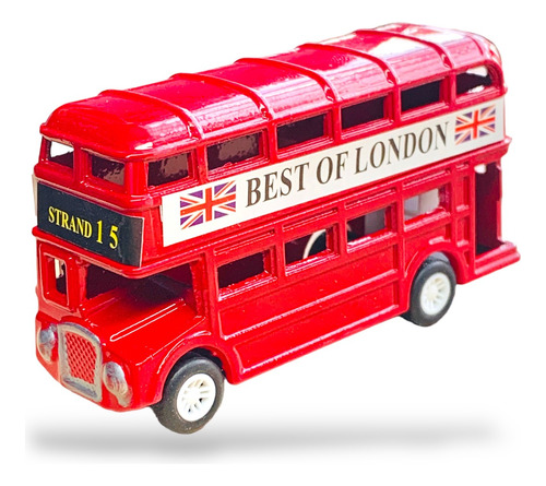 Figura Metal Autobus Londres 9 Cm London