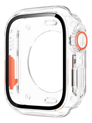 Estuche+cristal Para Apple Watch Serie 8 7 Se 6 5 4 To Ultra
