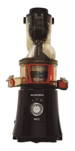 Juguera eléctrica Aurora WIRU E negra y naranja 220V - 240V con accesorios