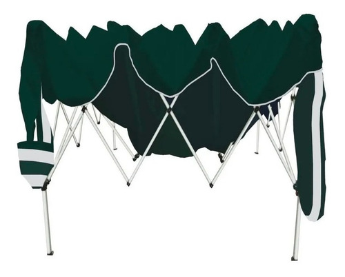 Gazebo 3x3 Reforzado Plegable Autoarmable Verde +bolso 3 X 3