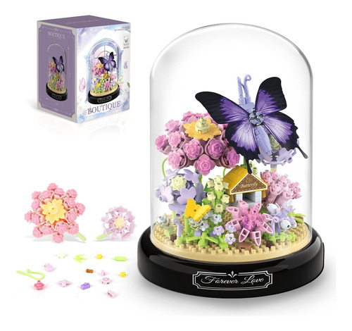 Bloques De Flores Artificiales Para Armar Compatible 582pcs
