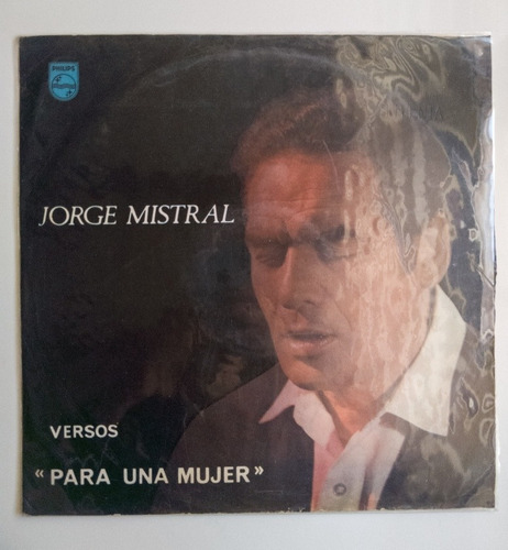 Lp Jorge Mistral - Versos Para Mujer. J 