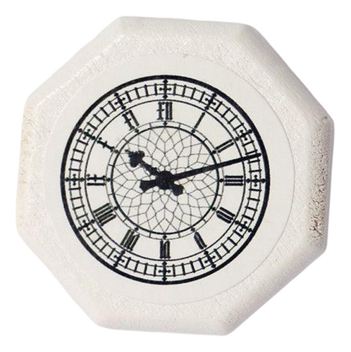 2 Casa De Muñecas Miniatura Reloj De Pared 1:12 Ratio Para