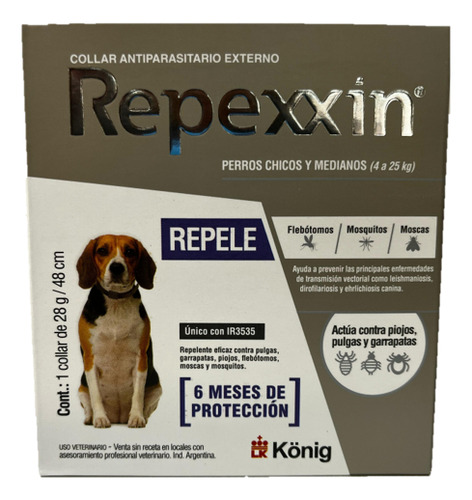Combo Collar Antipulgas Repexxin Para Perros .