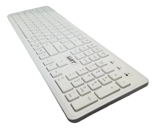 Ripley - TECLADO INALAMBRICO BLUETOOTH QWERTY ESPAÑOL LATAM BLANCO